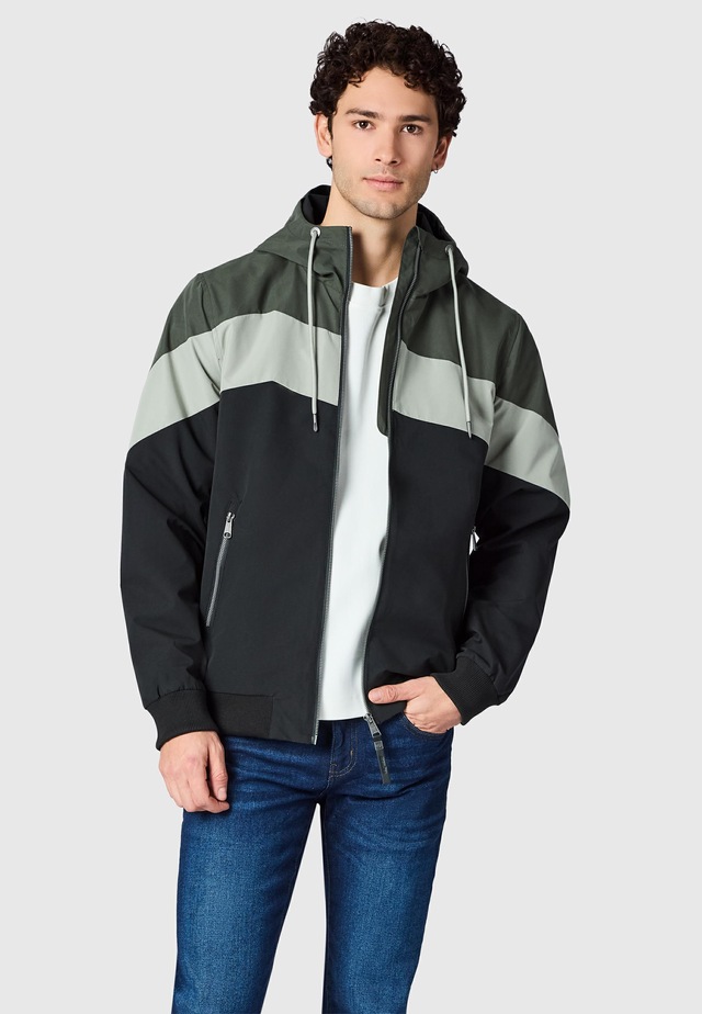 Ragwear Outdoorjacke »Stewie Block YOUMODO« mit Kapuze stylische Herren Übergangsjacke mit großer Kapuze
