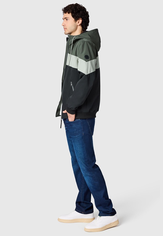 Ragwear Outdoorjacke »Stewie Block YOUMODO« mit Kapuze stylische Herren Übergangsjacke mit großer Kapuze