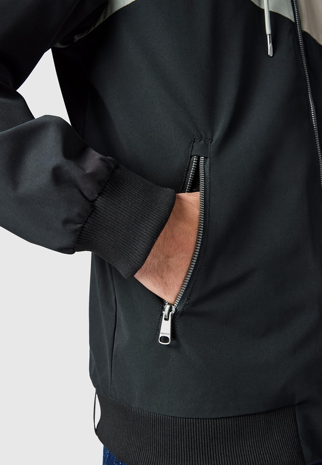 Ragwear Outdoorjacke »Stewie Block YOUMODO« mit Kapuze stylische Herren Übergangsjacke mit großer Kapuze