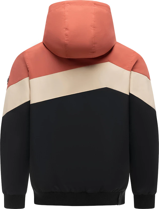 Ragwear Outdoorjacke »Stewie Block YOUMODO« mit Kapuze stylische Herren Übergangsjacke mit großer Kapuze