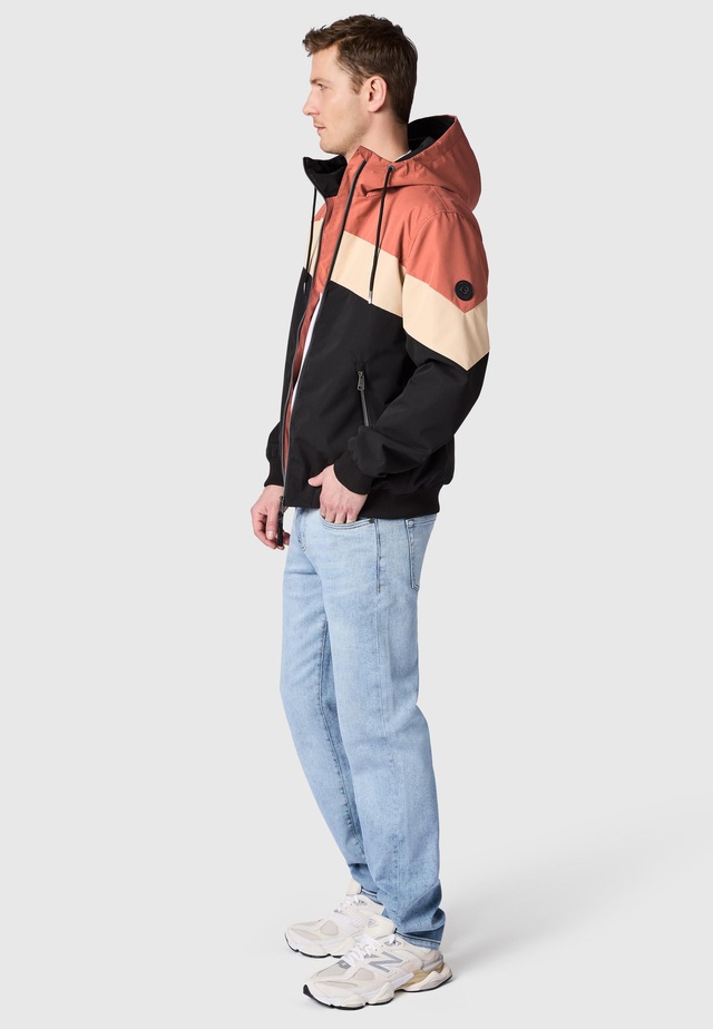 Ragwear Outdoorjacke »Stewie Block YOUMODO« mit Kapuze stylische Herren Übergangsjacke mit großer Kapuze