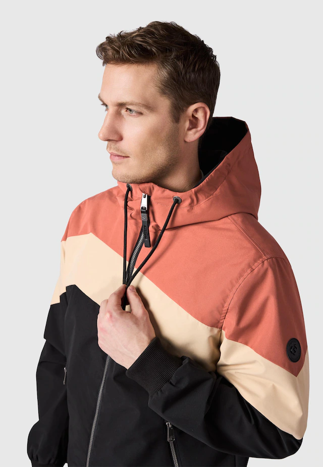 Ragwear Outdoorjacke »Stewie Block YOUMODO« mit Kapuze stylische Herren Übergangsjacke mit großer Kapuze