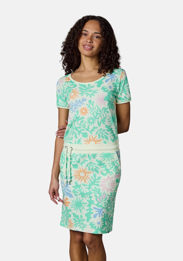 Ragwear Sommerkleid »Baomi Summer YOUMODO« Außentaschen | Eingrifftaschen Damen Minikleid in sommerlichem Print