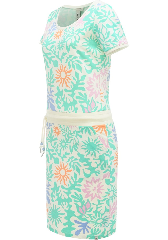 Ragwear Sommerkleid »Baomi Summer YOUMODO« Außentaschen | Eingrifftaschen Damen Minikleid in sommerlichem Print