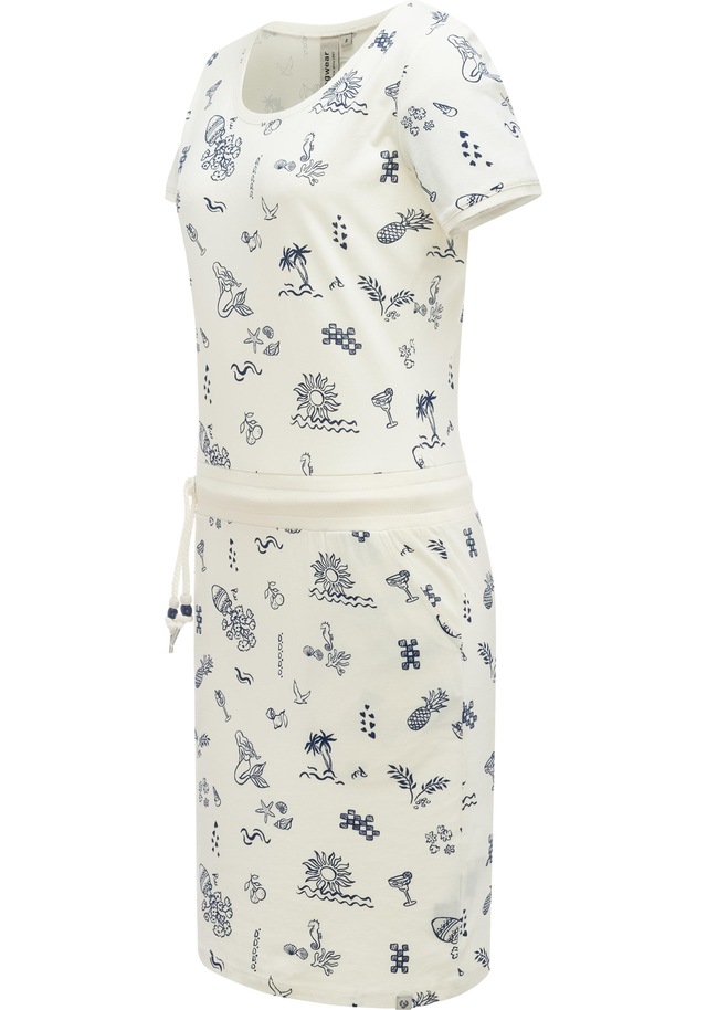 Ragwear Sommerkleid »Baomi Summer YOUMODO« Außentaschen | Eingrifftaschen Damen Minikleid in sommerlichem Print