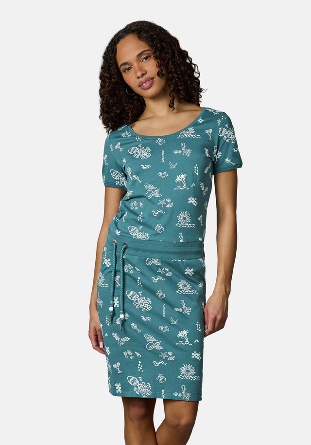 Ragwear Sommerkleid »Baomi Summer YOUMODO« Außentaschen | Eingrifftaschen Damen Minikleid in sommerlichem Print