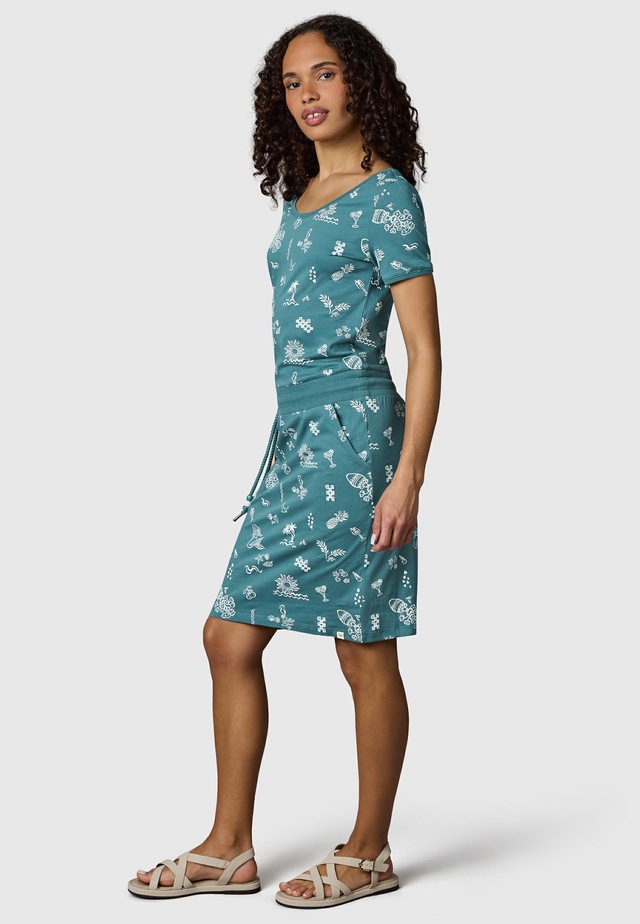 Ragwear Sommerkleid »Baomi Summer YOUMODO« Außentaschen | Eingrifftaschen Damen Minikleid in sommerlichem Print