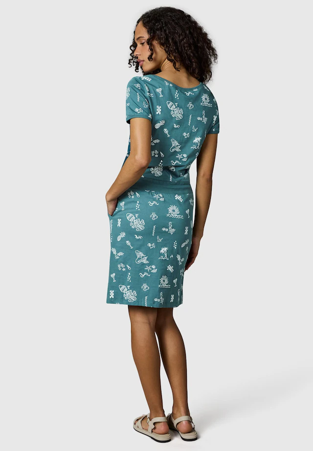 Ragwear Sommerkleid »Baomi Summer YOUMODO« Außentaschen | Eingrifftaschen Damen Minikleid in sommerlichem Print