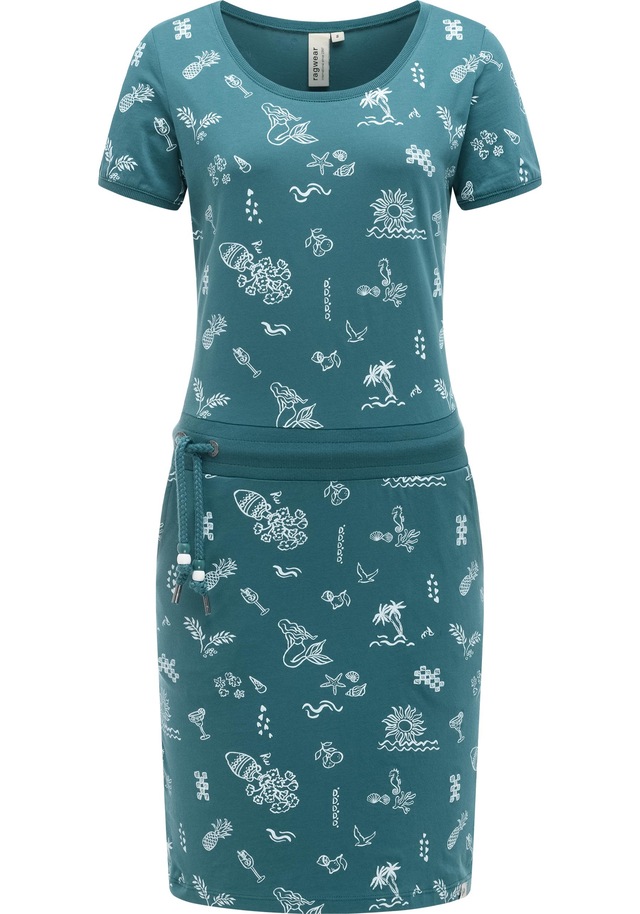 Ragwear Sommerkleid »Baomi Summer YOUMODO« Außentaschen | Eingrifftaschen Damen Minikleid in sommerlichem Print