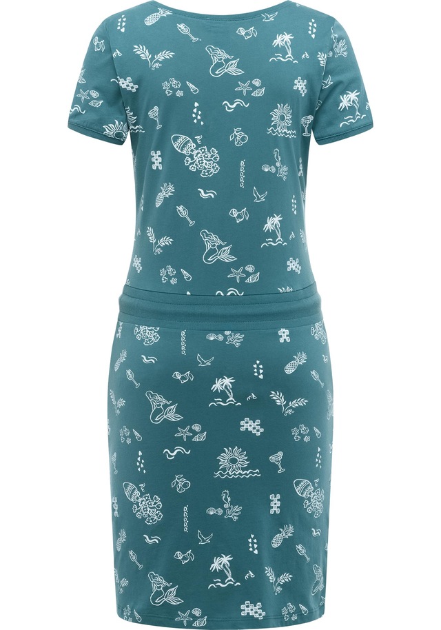 Ragwear Sommerkleid »Baomi Summer YOUMODO« Außentaschen | Eingrifftaschen Damen Minikleid in sommerlichem Print