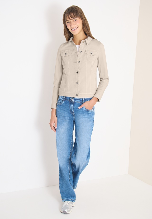 Cecil Jeansjacke ohne Kapuze aus Baumwolle mit Stretchanteil