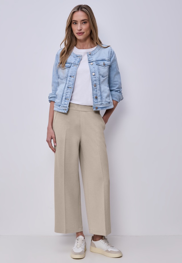 STREET ONE Jerseyhose mit Wide Legs