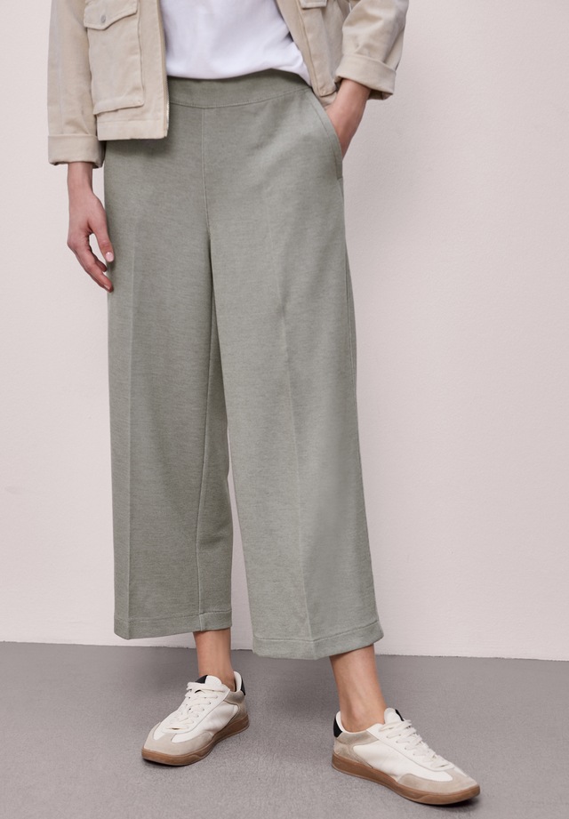 STREET ONE Jerseyhose mit Wide Legs