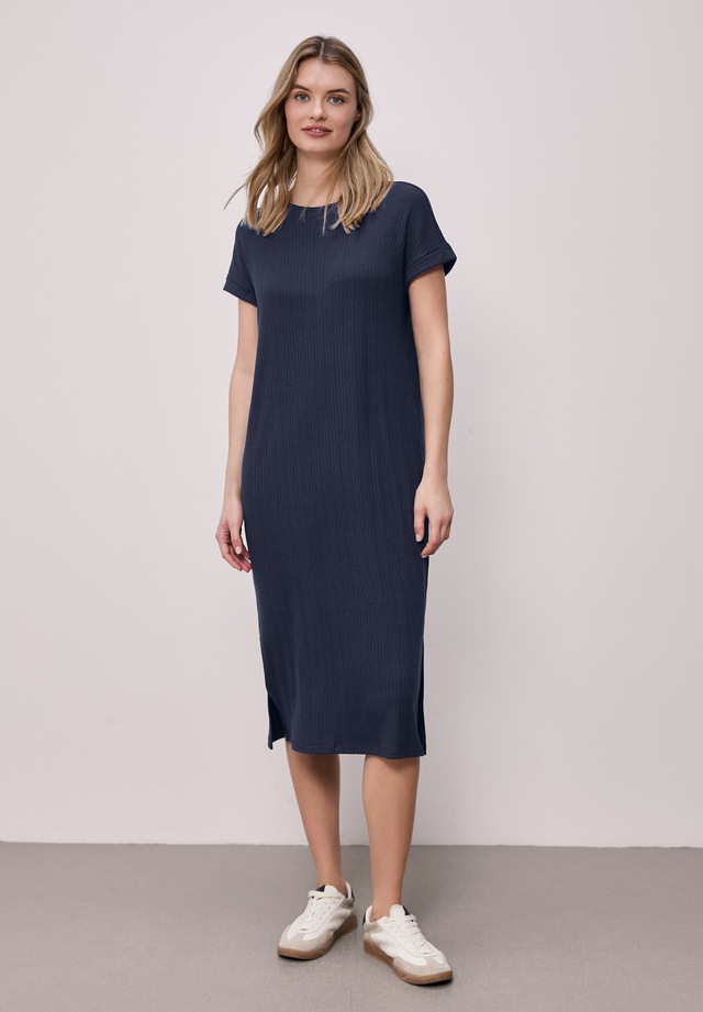 STREET ONE Jerseykleid Ohne Taschen mit Rundhalsausschnitt