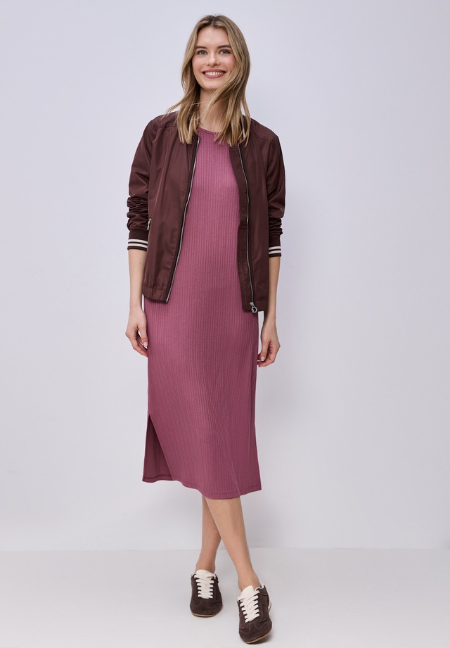 STREET ONE Jerseykleid Ohne Taschen mit Rundhalsausschnitt