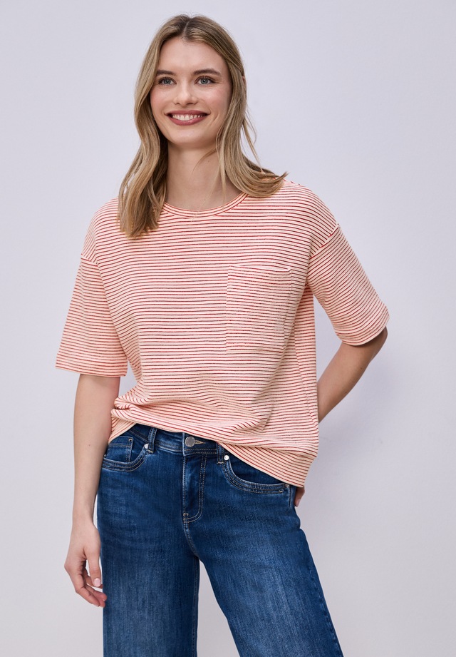 STREET ONE T-Shirt mit Brusttasche