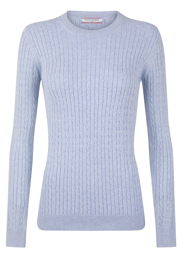 Felix Hardy Rundhalspullover »Zopfmuster Pullover mit Rundhals«