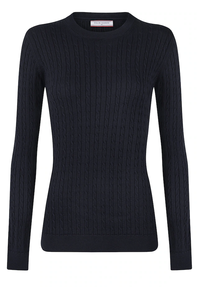 Felix Hardy Rundhalspullover »Zopfmuster Pullover mit Rundhals«