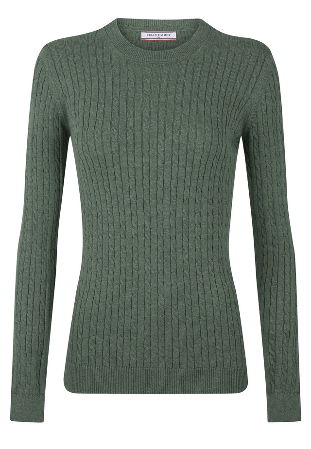 Felix Hardy Rundhalspullover »Zopfmuster Pullover mit Rundhals«