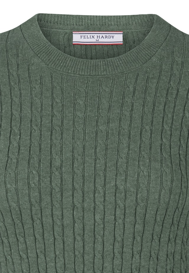 Felix Hardy Rundhalspullover »Zopfmuster Pullover mit Rundhals«