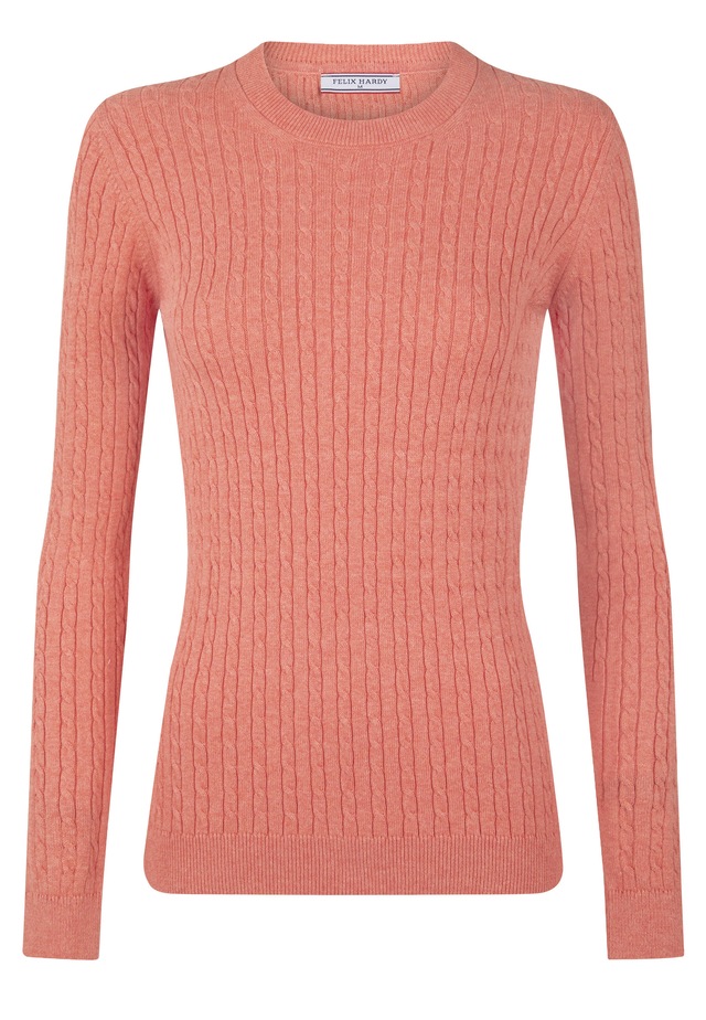 Felix Hardy Rundhalspullover »Zopfmuster Pullover mit Rundhals«