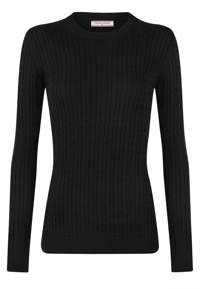 Felix Hardy Rundhalspullover »Zopfmuster Pullover mit Rundhals«