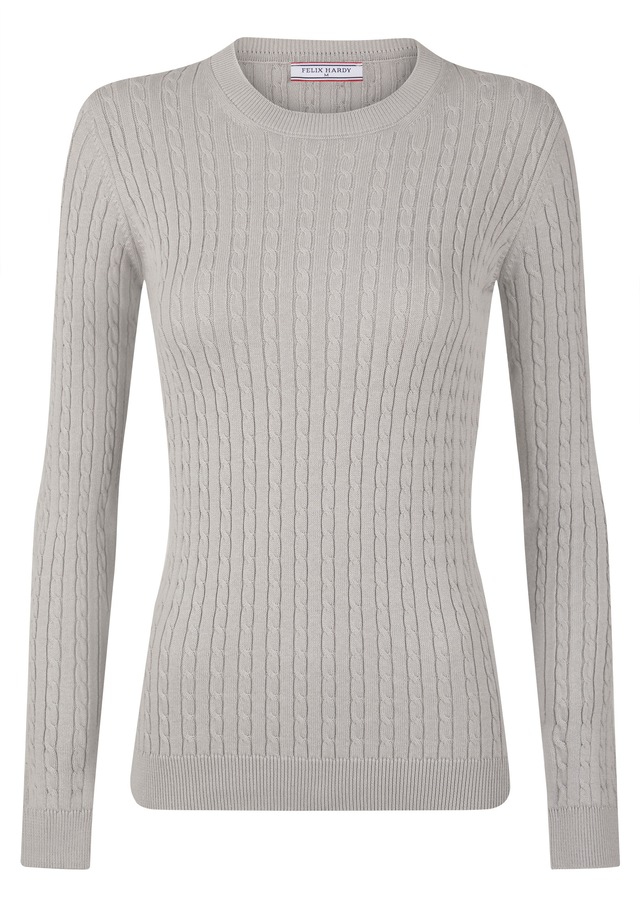 Felix Hardy Rundhalspullover »Zopfmuster Pullover mit Rundhals«