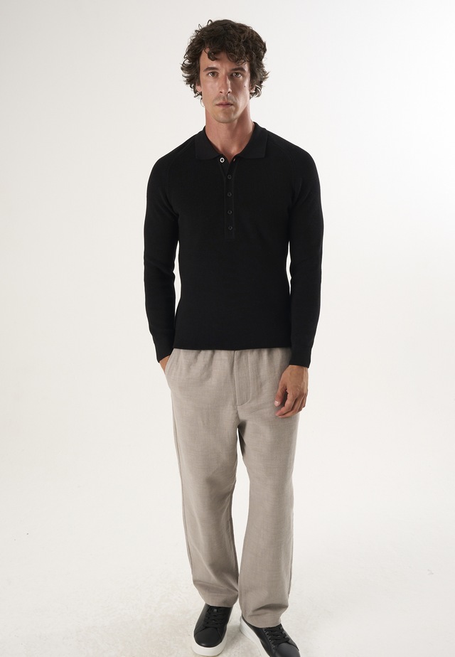 Felix Hardy Polokragenpullover »Pullover mit Rollkragen und Knöpfen«