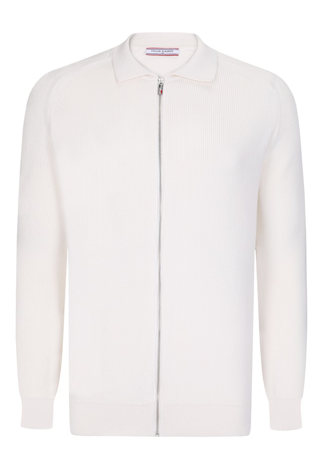 Felix Hardy Strickjacke »Strickjacke mit durchgehendem Reißverschluss«