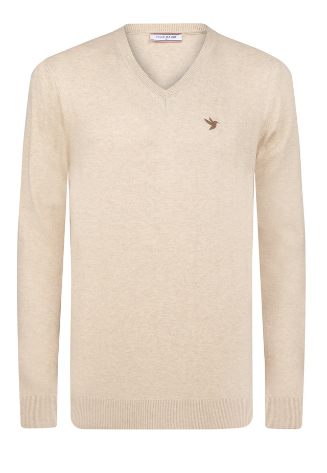 Felix Hardy V-Ausschnitt-Pullover »Pullover mit V-Ausschnitt 2er-Pack« Set,