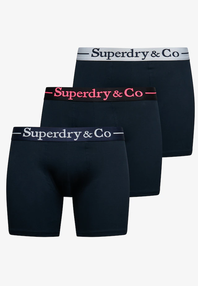 Superdry Boxershorts »SDRY & CO BOXER TRIPLE PACK« Packung, 3 Stk. Baumwollmischung, slim fit