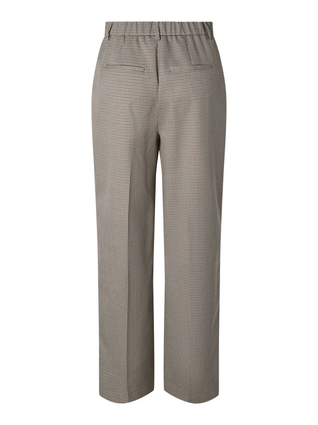 Y.A.S Anzughose »YASCHEKKA HW WIDE PANTS NOOS« Materialmix, high waist