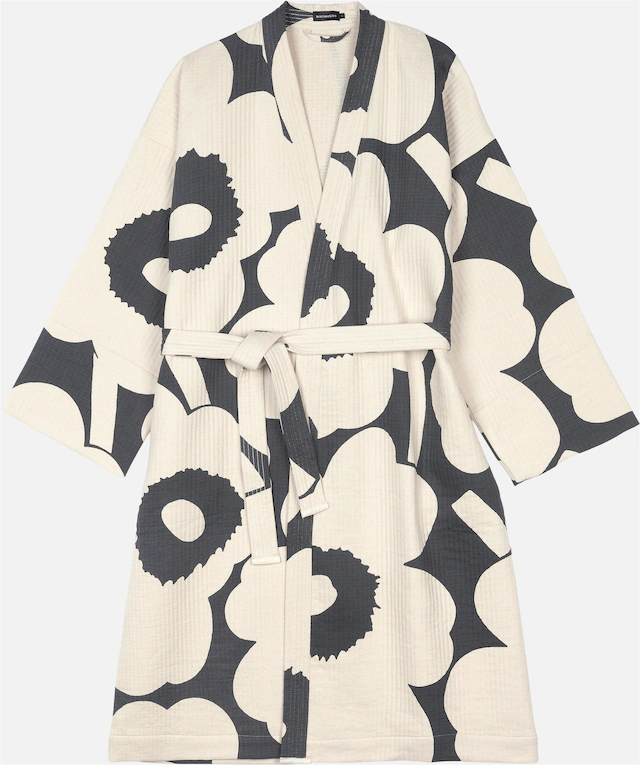 Marimekko Bademantel »UNIKKO« 1 Stk. 100% Baumwolle, angenehm weich