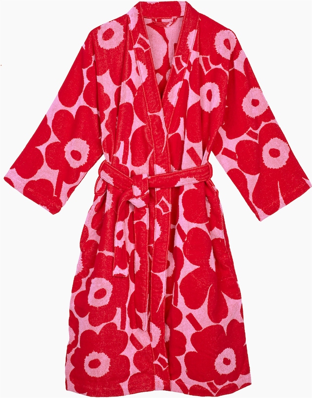 Marimekko Bademantel »UNIKKO« 1 Stk. 100% Baumwolle, angenehm weich