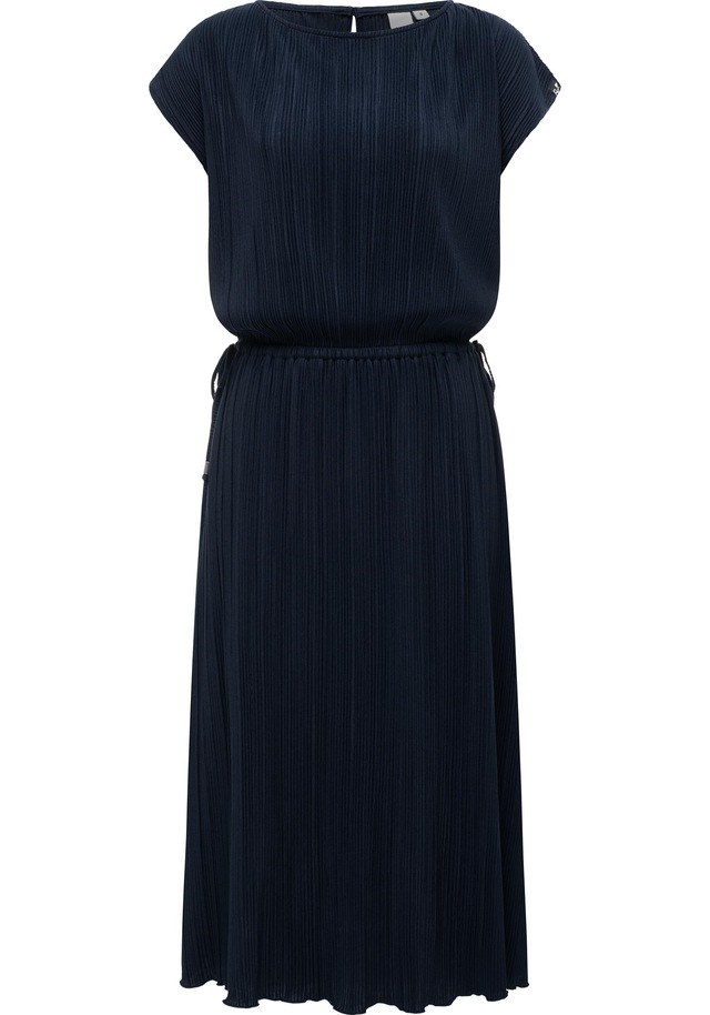 Ragwear Plisseekleid »Galit YOUMODO« Ohne Taschen Lockeres Plissee-Sommerkleid
