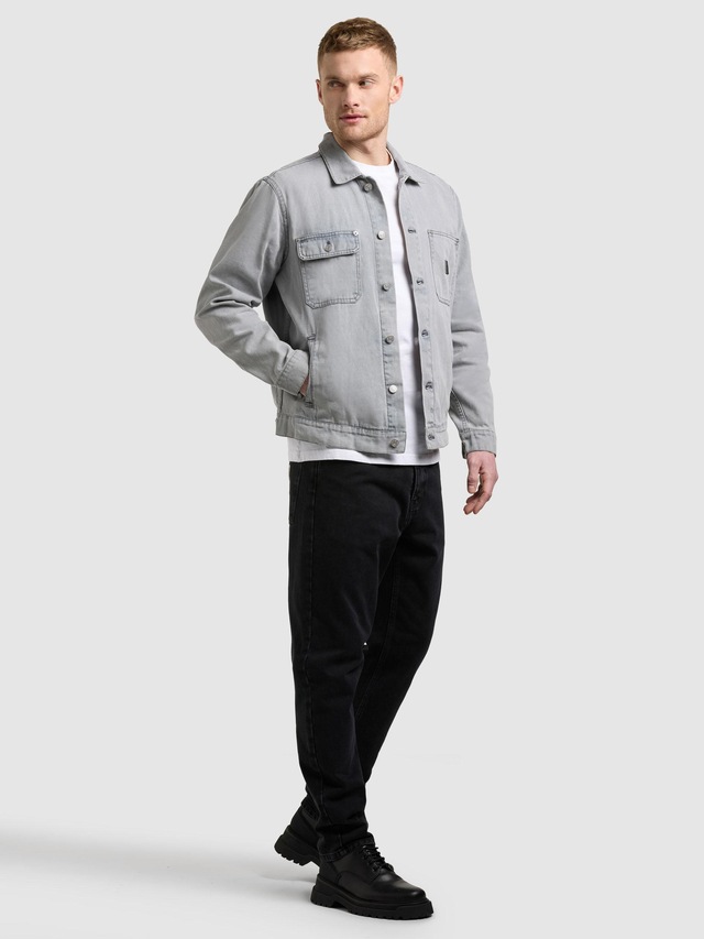 khujo Jeansjacke »Ronny« ohne Kapuze Herren Denim-Jacke mit Brusttaschen