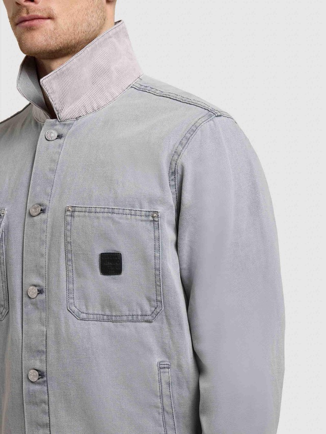 khujo Jeansjacke »Ronny« ohne Kapuze Herren Denim-Jacke mit Brusttaschen