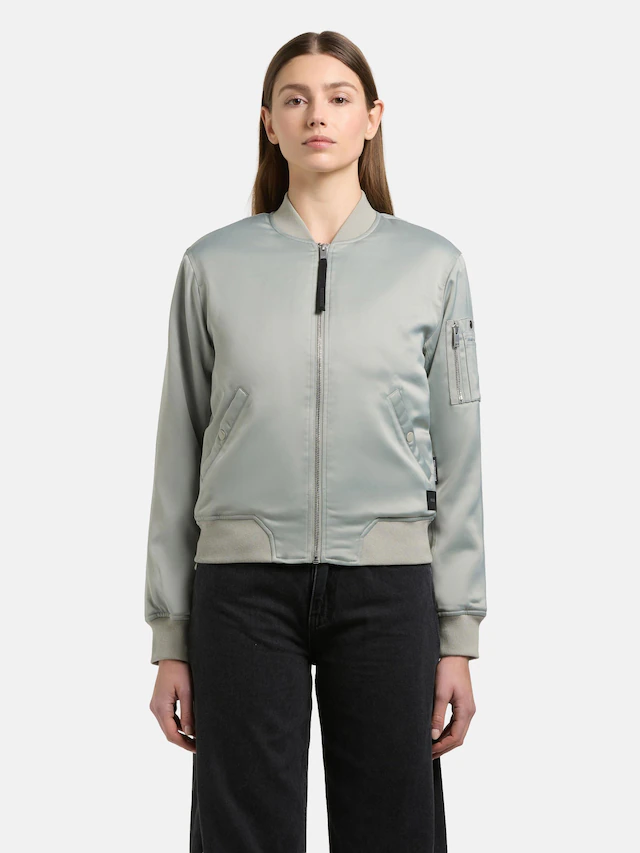 khujo Bomberjacke »Beth« ohne Kapuze Seidig glatte Blousonjacke