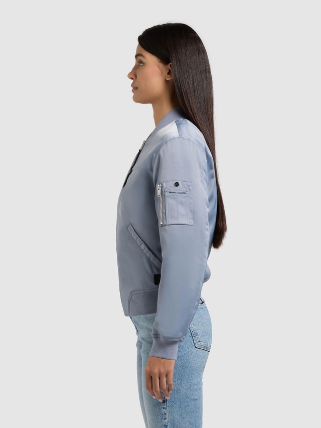 khujo Bomberjacke »Beth« ohne Kapuze Seidig glatte Blousonjacke