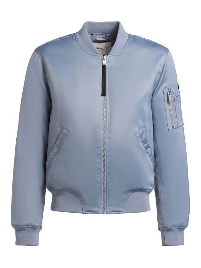 khujo Bomberjacke »Beth« ohne Kapuze Seidig glatte Blousonjacke