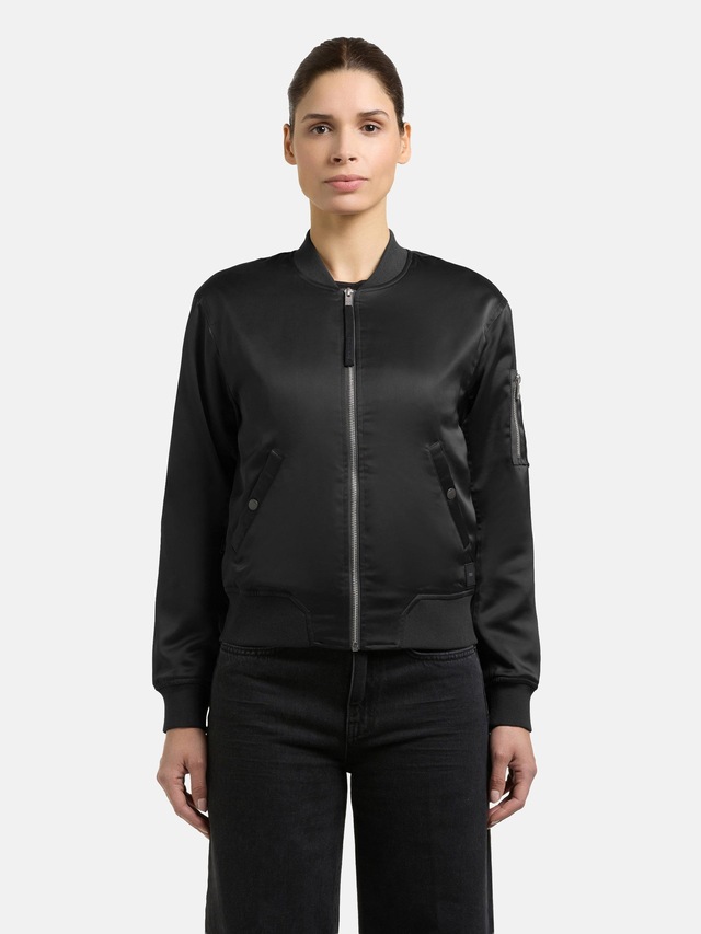 khujo Bomberjacke »Beth« ohne Kapuze Seidig glatte Blousonjacke