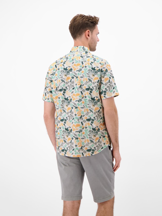 LERROS Kurzarmhemd »Kurzarmhemd mit sportivem Button-down-Kragen«
