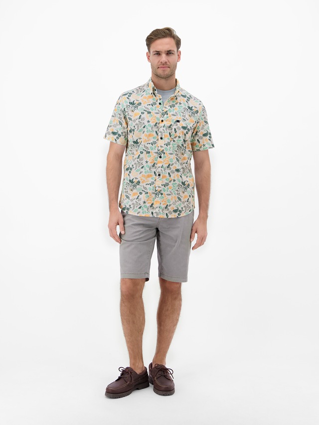 LERROS Kurzarmhemd »Kurzarmhemd mit sportivem Button-down-Kragen«