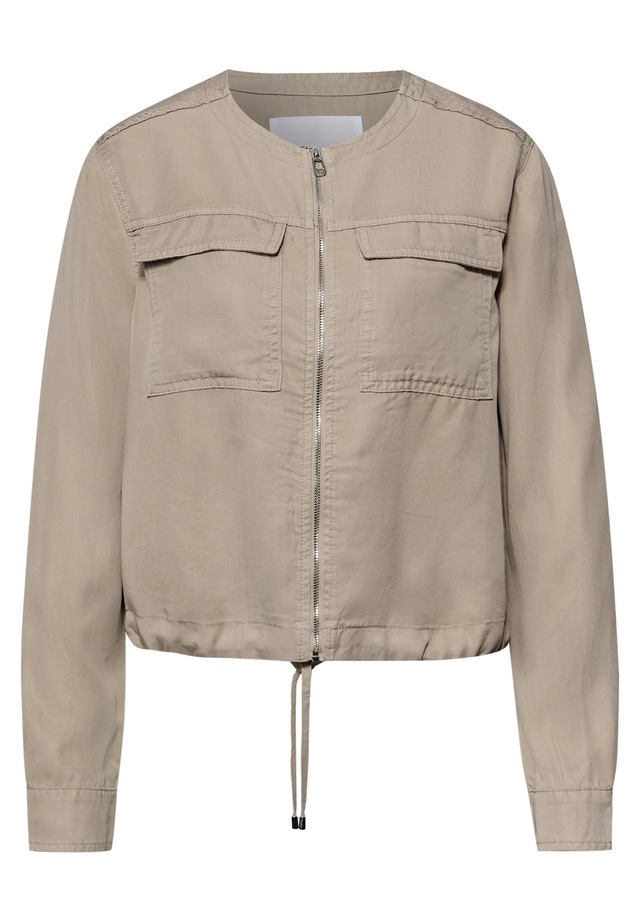 STREET ONE Kurzjacke ohne Kapuze mit Brusttasche