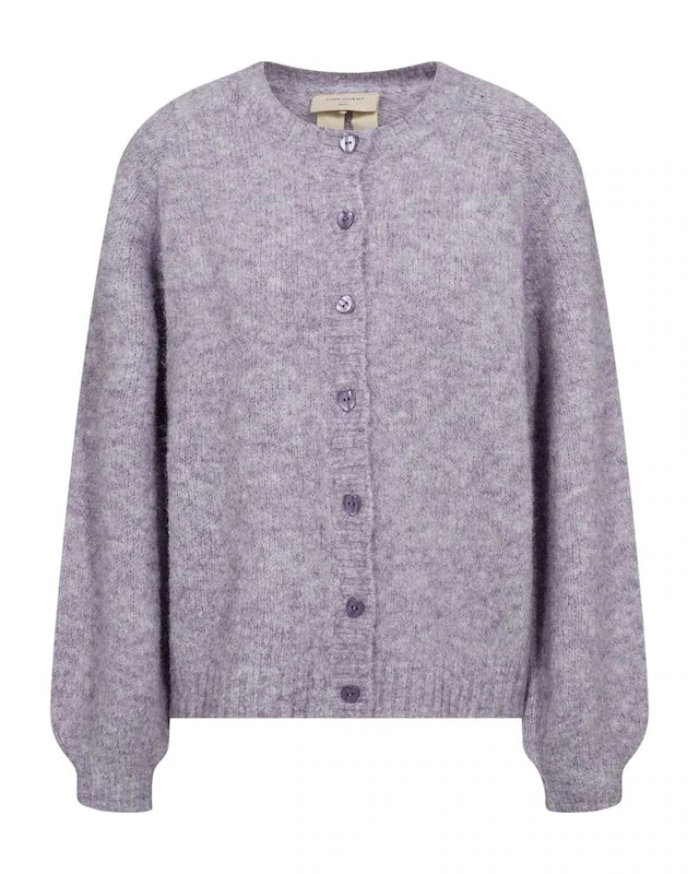 FREEQUENT Cardigan »Style Lulu« Strickjacke mit Rundhals und Knopfleiste / Stretch