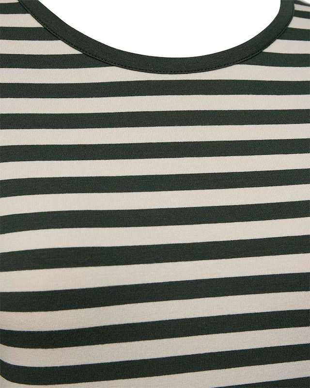 FREEQUENT Langarmshirt »FQLIANA-TEE« im Streifen-Look / Viskose-Stretch