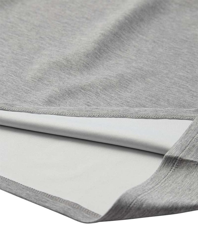 FREEQUENT Langarmshirt mit Stehkragen / Viskose-Stretch