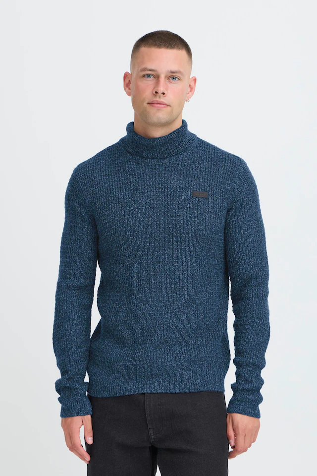 Blend Rollkragenpullover »BHPATTA« Baumwolle, regular fit