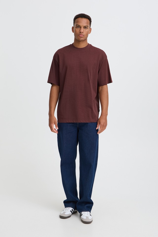 Blend Rundhalsshirt »BHLUCIUS S/S WASH PRINT TEE« Baumwolle, relaxed fit