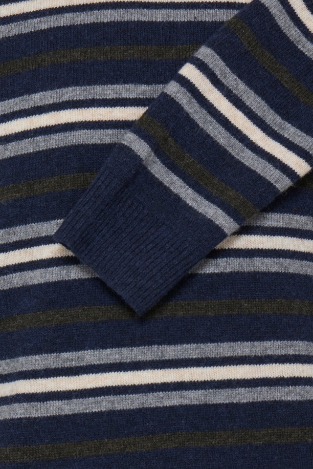 Blend Rundhalspullover »BHBRANKO CREW KNIT STRIPE« Wollmischung, regular fit